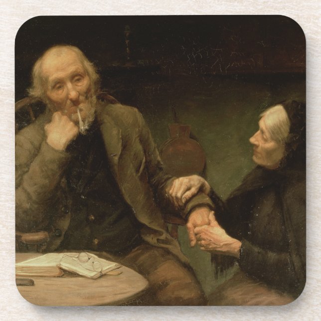 Dessous-de-verre John Anderson, mon Jo, 1894 (huile sur la toile) (Devant)