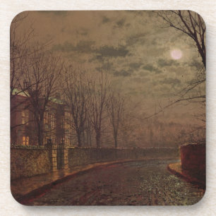 Dessous-de-verre John Grimshaw  Scène de la rue Lune, 188
