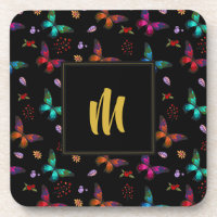 Joli bijou Tone Papillons sur Monogramme Noir