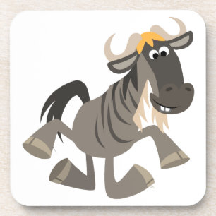 Dessous-de-verre Joli Cartoon Tap Danser Wildebeest Cork Dessous de