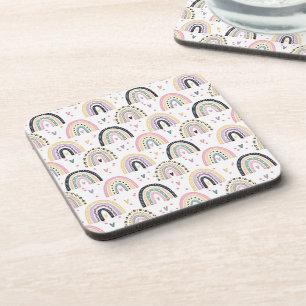 Dessous-de-verre Jolis arcs-en-ciel pastel