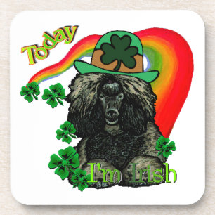 Dessous-de-verre Jour de la Saint Patrick de caniche