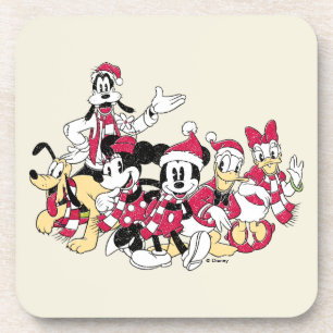 Dessous-de-verre Joyeuses Fêtes Mickey & Friends Noël Joie