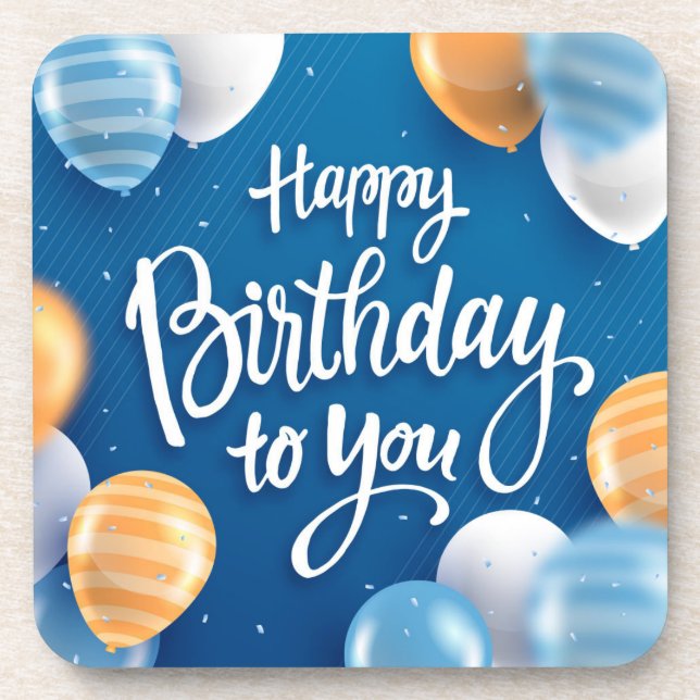 Dessous-de-verre Joyeux anniversaire pour vous (Devant)