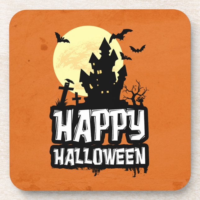 Dessous-de-verre Joyeux Halloween (Devant)