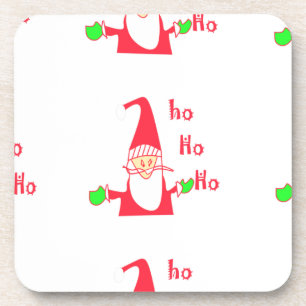Dessous-de-verre Joyeux Noël Joyeux Noël Drôle Père Noël Hohoho