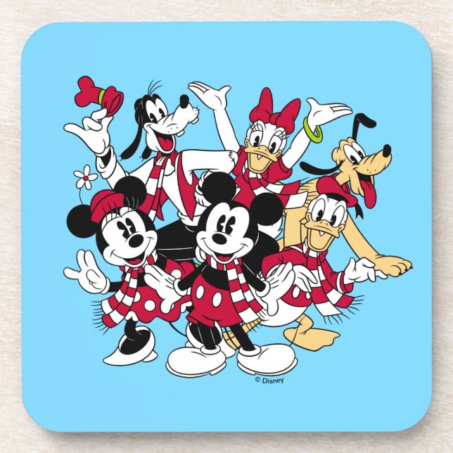 Dessous-de-verre Joyeux Noël | Mickey & Friends Joyful Holiday (Devant)