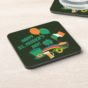 Dessous-de-verre Joyeux symboles et traditions de la Saint Patrick
