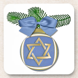 Dessous-de-verre Judaïque Hanoukka Star Of David Ornament Print