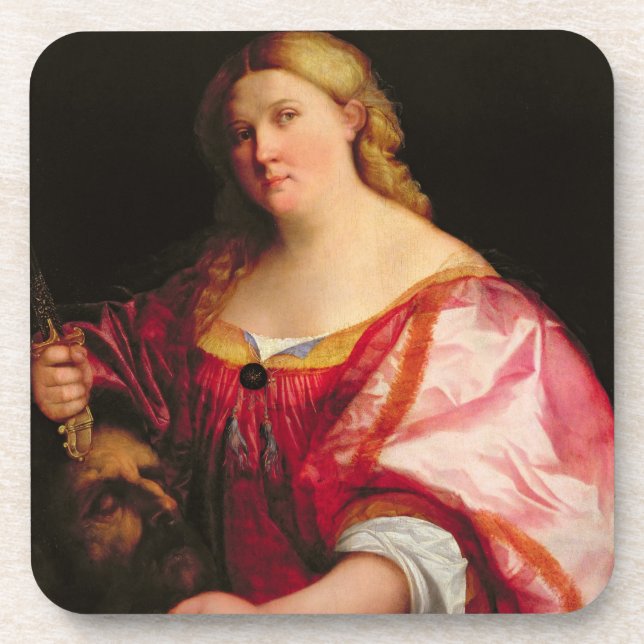 Dessous-de-verre Judith, c.1525-28 (huile sur la toile) (Devant)
