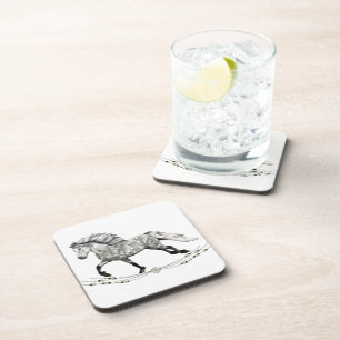 Dessous-de-verre Jument islandaise gris pommelé Grá