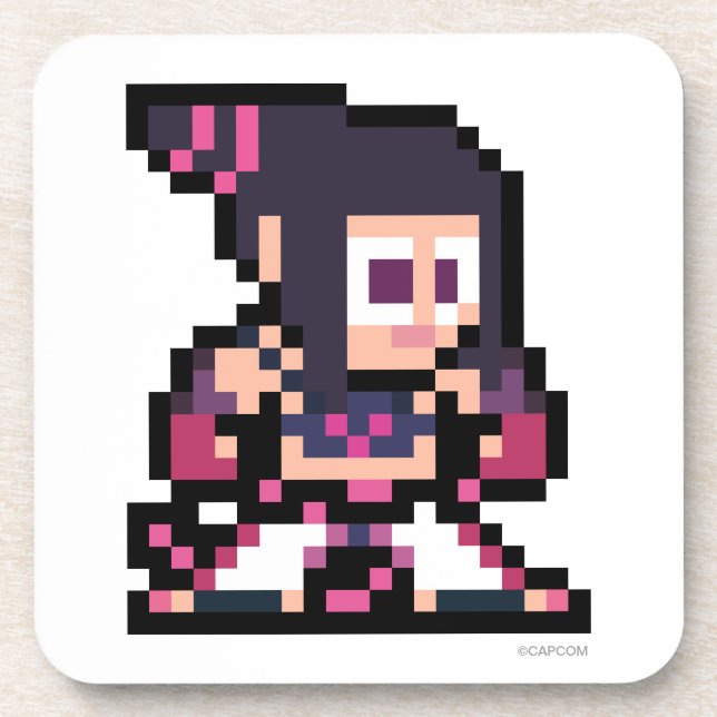 Dessous-de-verre Juri à 8 bits (Devant)
