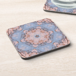Dessous-de-verre Kaleidoscope Matin Bleu & Frost Rose