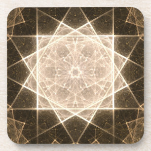 Dessous-de-verre Kaleidoscope Star et Gold