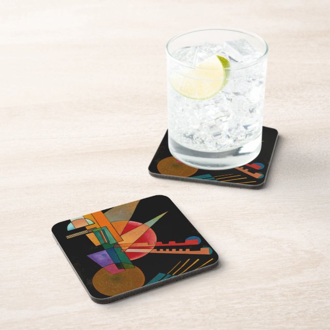 Dessous-de-verre Kandinsky - Interprétation Abstraite (Côté Droit)