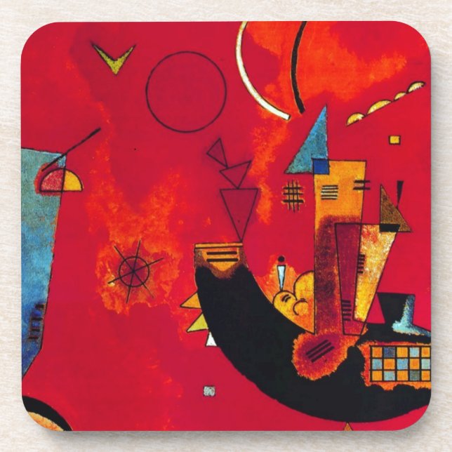 Dessous-de-verre Kandinsky Mit und Gegen (Devant)