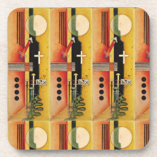 Dessous-de-verre Kandinsky Moderne peinture Abstraite