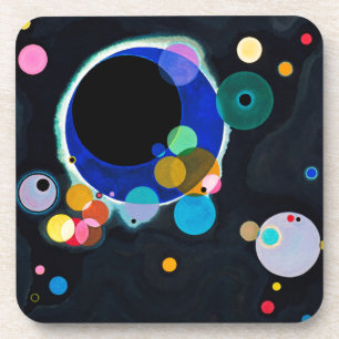 Dessous-de-verre Kandinsky Plusieurs cercles Abstraits