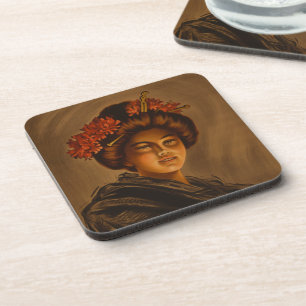 Dessous-de-verre Karama : Actrice japonaise Romance Geisha