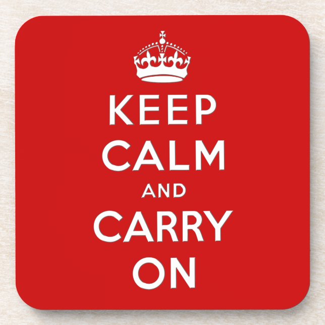 Dessous-de-verre Keep calm (Devant)