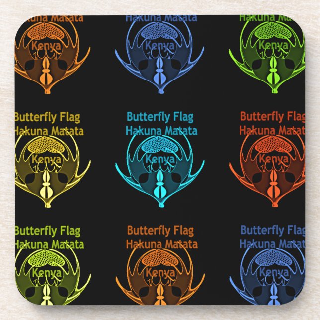 Dessous-de-verre Kenya Hakuna Matata (Devant)