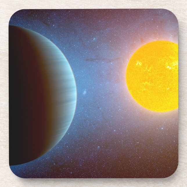 Dessous-de-verre Kepler-10 Star System. (Devant)