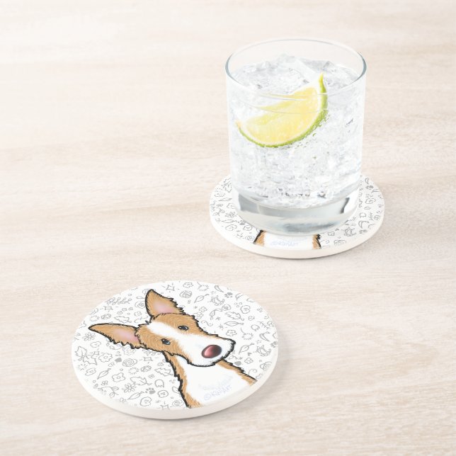 Dessous de verre KiniArt Ibizan Hound (Côté)