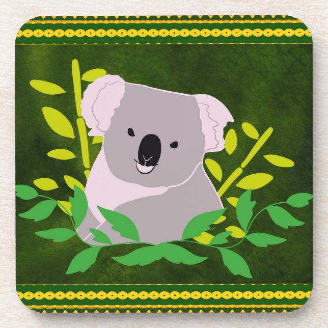 Dessous-de-verre Koala in the Jungle (Devant)