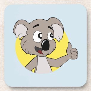 Dessous-de-verre Koala ours bande dessinée de boisson capillaire