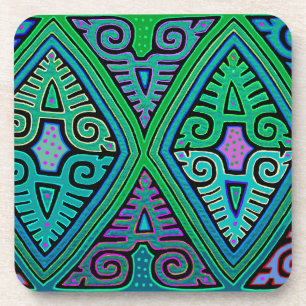 Dessous-de-verre Kuna Indian Diamond Mola
