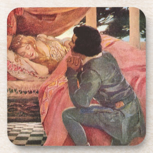 Dessous-de-verre La Belle au Bois Dormant de Jessie Willcox Smith