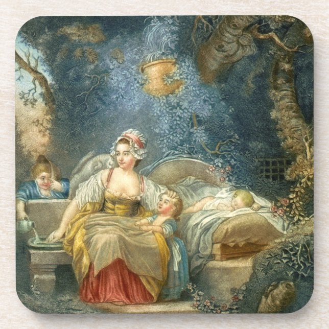 Dessous-de-verre La Bonne Mère - J B Audebert - c1790 (Devant)