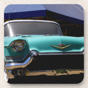 Dessous-de-verre La Cadillac décapotable verte d'Elvis Presley à