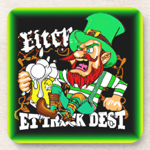 Dessous-de-verre La chance du Jour de la Saint Patrick irlandais. C