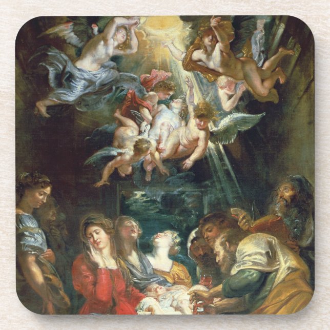 Dessous-de-verre La circoncision, c.1605 (huile sur la toile) (Devant)