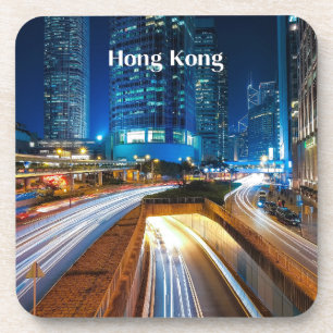 Dessous-de-verre La circulation urbaine de Hong Kong