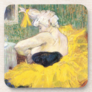Dessous-de-verre La Clownesse (clown) Cha-U-Kao par Toulouse Lautre
