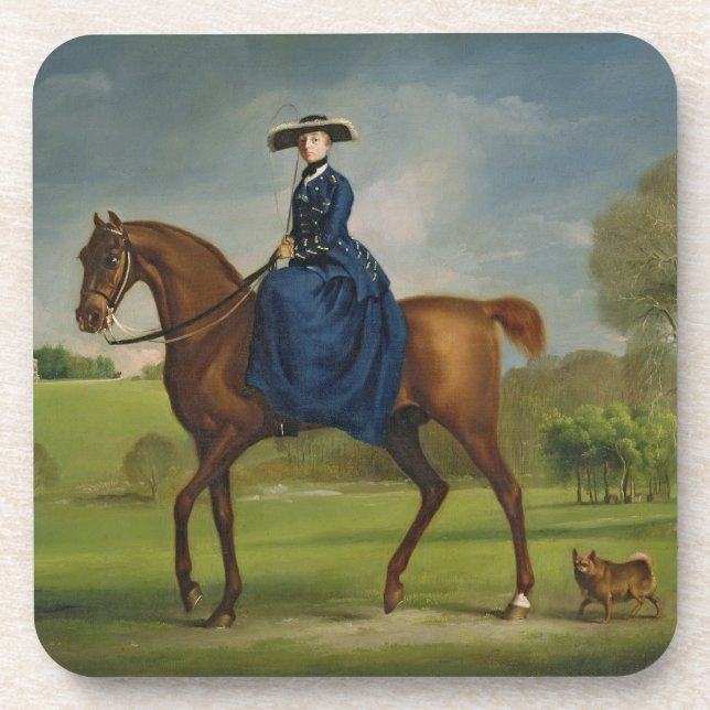 Dessous-de-verre La comtesse de Coningsby dans le costume du ch (Devant)