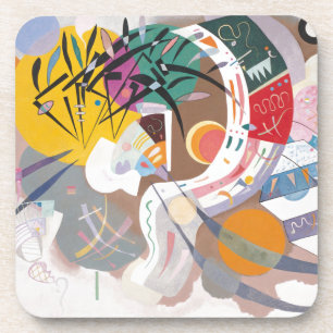 Dessous-de-verre La courbe dominante de Kandinsky Peinture d'art Ab