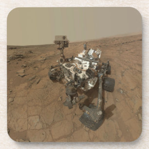 Dessous-de-verre La Curiosité A Rover Sur La Surface De Mars.