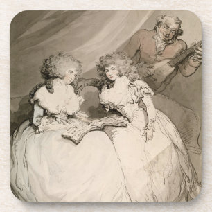 Dessous-de-verre La duchesse de Devonshire et sa soeur, le Coun