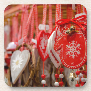 Dessous-de-verre La France, Alsace, Colmar. Marché de Noël