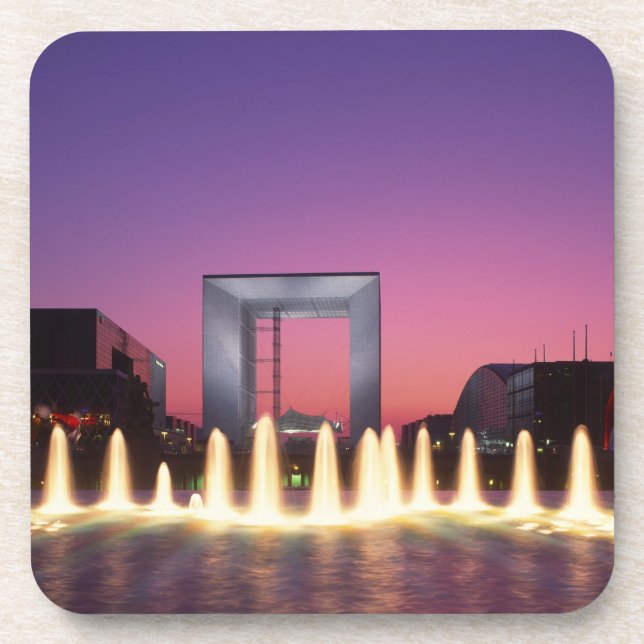 Dessous-de-verre La Grande Arche, La Défense, Paris, France (Devant)