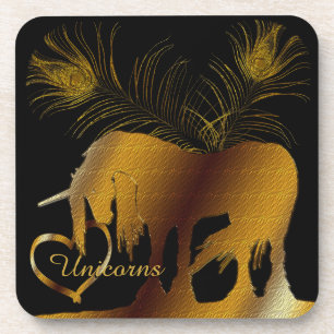 Dessous-de-verre La licorne d'or
