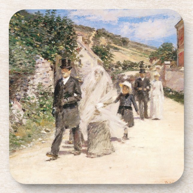 Dessous-de-verre La Marche Nuptiale par Robinson, Jeunes Mariés Vin (Devant)