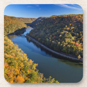 Dessous-de-verre La New River Gorge à Hawks Nest State Park