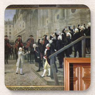 Dessous-de-verre La réception de Louis XVI à l'hôtel de Ville b