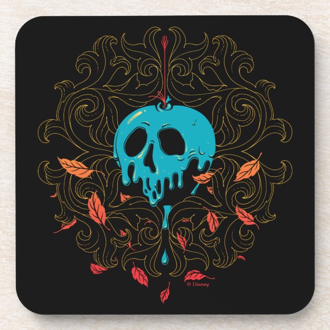 Dessous-de-verre La reine du mal | Design Apple crâne (Devant)
