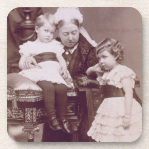 Dessous-de-verre La Reine Victoria (1819-1901) avec ses