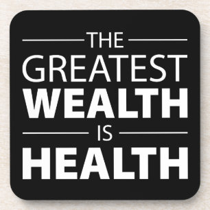 Dessous-de-verre La Santé Est Richesse, L'Entraînement Gymnase Insp